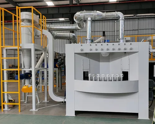 Intelligent frequency conversion sandblasting machine