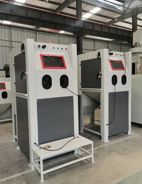 High pressure box manual sandblasting machine