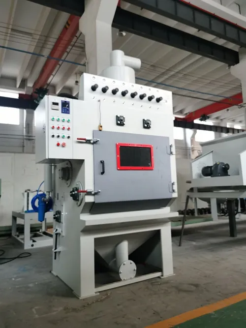 Crawler liquid sandblasting machine