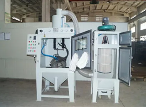 Drum type automatic sandblasting machine